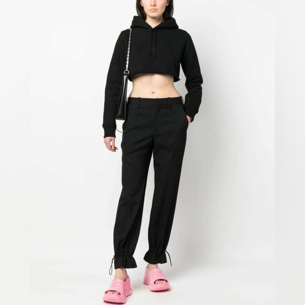 Givenchy Black Cropped Hoodie - NEW WITH TAGS